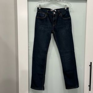 Levi’s Boys 511 Slim Fit Dark Wash Jeans, Size 16 Reg